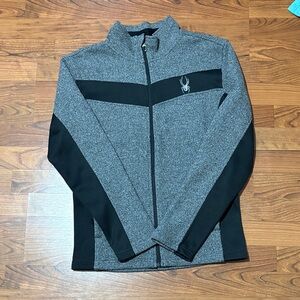 Spyder Men's Gray and Black Jacket